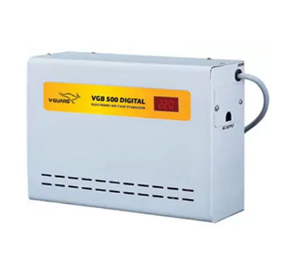 v-guard vgb 500 digital (130v- 300v) voltage stabilizer (grey)